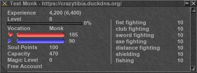 Signature for player Test Monk